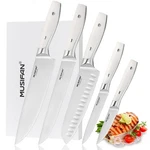 Musifan 5-PIECE Chef Knife Set, Professional Ultra Sharp Kitchen Knives For C.... Fixed Price $78.96.