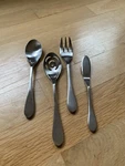 Knork Original 18/0 Matte 4 Piece Serving Set. Fixed Price $34.99.