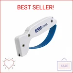 Accusharp Knife Sharpener, Ergonomic Comfortable Handle, Compact & Easy To Use,. Fixed Price $18.34.
