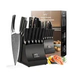 Nanfang Brothers Knife Set, 15-PIECE Damascus Kitchen With Block.... Fixed Price $218.71.
