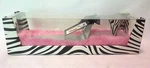 Wild Eye Designs 8.5" Metal Cake Server With Removeable Magnetic Zebra High Heel. Fixed Price $10.39.