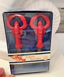 Set Of 2 Williams-sonoma Red Lobster Ceramic Cheese/jam Spreaders In Box New. Fixed Price $12.50.