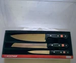 Wusthof Gourmet 3-PIECE Kitchen Knife Set Chef Bread Paring Solingen Germany. Fixed Price $114.95.