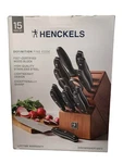 Henckels Definition Fine Edge 15PC Knife Block Set Stainless Steel Very Sharp. Fixed Price $114.99.