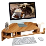 Kuaiyu Triangle Monitor Stand Riser, Wooden Desktop Computer W.... Fixed Price $65.77.