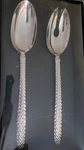 Ralph Lauren Equestrian Braid Salad Servers Set (2PCS). Fixed Price $95.00.