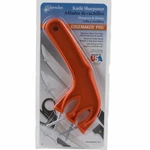 Edgemaker Knife Sharpener Pro Orange Unbreakable Butcher Steel Rods Dual Honing. Fixed Price $25.95.