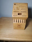 Zwilling J.a. Henckels Storage Bamboo Twin Knife Block Empty 35100-962. Fixed Price $12.50.