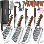 Professional Chef Set Japanese Kitchen With Bag+knife Sharpener Lot. Fixed Price $79.16.