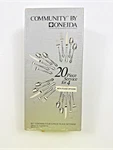 Community By Oneida 20 Piece Service For Four Silver Plate. Fixed Price $90.00.
