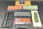 Knife Sharping Set 400,1000,3000,8000 Grit, Flattening Stone,honing Guide New. Fixed Price $38.14.