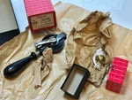 Starrett Tools Usa No. 508 50FT. Oilgager Steel Tape Lock Handle, 515B Plumb Bob. Fixed Price $166.24.