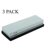 3PACK Kitchen Knife Sharpening Dual Water Whetstone Set 400/1000 Grit. Fixed Price $35.90.