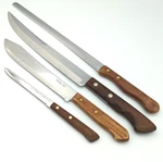 Vintage Lot 4 Ecko Flint Eterna Stainless Vanadium Usa Knives Wood Handles. Fixed Price $19.95.