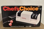 Chefs Choice Diamond Hone Professional Heavy Duty Electric Knife Sharpener #110. Fixed Price $29.95.
