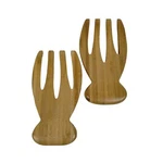 7 Inch Wooden Totally Bamboo Salad Claws 2 Piece Light Server Hands. Fixed Price $8.96.