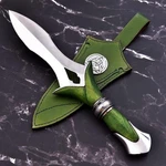 Custom Handmade Carbon Steel Blade Tactical Celtic Knife Hunting Camping. Fixed Price $109.99.