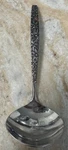 OHS100 Stainless By Oneida Silver Northland Japan Floral Ladle 7" Black Accent. Fixed Price $7.19.