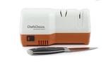 Chef'schoice Model 2-STAGE Electric Knife Sharpener, In Orange (SHD202OR11). Fixed Price $24.99.