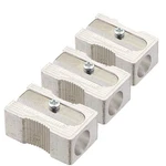 Silver Pencil Sharpener With Magnesium Alloy And High Carbon Steel Blades 1 Pack. Fixed Price $15.39.