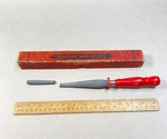Norton Abrasives Sharpening Stone Rod Knife Kitchen Cutlery Sharpener W/ Box Usa. Fixed Price $9.00.