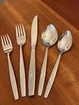Oneida Will O'wisp Cube Heirloom Glossy Stainless Flatware - Choice. Fixed Price $5.00.