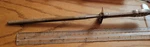 Sterling Silver 13" Carving Knife Sharpener. Nice! Monogram 166 Grams. Fixed Price $169.00.