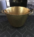 Classic Touch Decor MDLC74C Beaded Dip Bowl, Copper Container 4.5" X 2" Depth. Fixed Price $25.00.