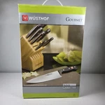 Wusthof Gourmet 18-PIECE Knife Block Set With Black Promo New. Fixed Price $599.95.
