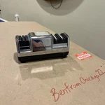 Chef's Choice Electric Knife Sharpener Diamond Hone Pro 100 Chrome Edition. Fixed Price $19.57.