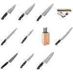 Zwilling Bob Kramer Euro Stainless Damascus Knives & Sharpening Kit From Japan. Fixed Price $102.73.