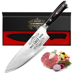 Funistree 8 Inch Chef Knife Set German High Carbon Stainless Steel Gift. Fixed Price $46.27.