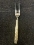 Yamazaki Stainless -feather Gold Dinner Fork Brand New. Fixed Price $39.50.