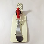 Cardinal Red Bird Glass Stainless Spreader Cypress Home Refresh. Fixed Price $10.97.