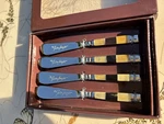 Julia Knight Bone Cheese Knife Spreaders Set Of 4. Fixed Price $24.95.