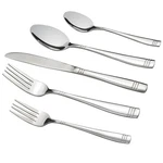 Obstnny 30 Pieces Stainless Steel Silverware Service For 6, Dinner Table Flat.... Fixed Price $41.11.