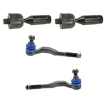 Mevotech Supreme Inner Outer Steering Tie Rod Ends Kit For Tacoma 4WD 1995-2004. Fixed Price $183.95.