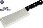 7IN Stainless Steel Meat Cleaver Knife 12IN Heavy Duty Black Kitchen Butcher. Fixed Price $20.89.