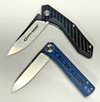 New Knife COMBO-D2 Steel-witharmour WA-082CFG-BLACK & Dream Tech D3896MBL Blue. Fixed Price $69.50.