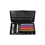 Lansky 4-STONE Deluxe Diamond System Precision Knife Sharpening Kit Fast Ship. Fixed Price $127.99.