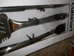 Nib Cuisinart Stainless Bbq Tool Set Spatula, Tongs, Basting Brush. Fixed Price $12.95.