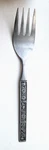 Vintage Serving Fork Korea Northland Stainless Steel Embossed Floral Handle. Fixed Price $12.99.