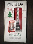Flatware Oneida Stainless Christmas Holiday Colormates 24 Pc Set Portable Caddy. Fixed Price $28.68.