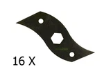 16X15CM Scarifier Knife For Einhell RG-SA1433 Klippo RE4038 Ph CP039015. Fixed Price $41.96.