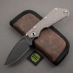 New! Strider Knives Smf Dgg Ti/ti, 4" Dlc Magnacut Blade, Full Titanium Handles. Fixed Price $1390.00.