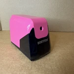 Bostitch Battery Pencil Sharpener Pink W/ Tip Saver Technology Model BPS4 Retro. Fixed Price $9.99.