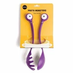 Ototo Purple Pasta Monster Slotted Spoon & Fork Servers. Fixed Price $15.00.