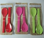 Hallmark Melamine Serving Spoon & Fork Buffet Catering Party Salad Flatware Set. Fixed Price $13.11.