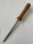 Chicago Cutlery Sharpening Rod, Walnut Tradition 8-INCH Steel, Tool. Fixed Price $10.00.