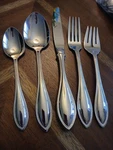 20 Pc Service For 4 Oneida Stainless Flatware American Harmony Shiny Clean. Fixed Price $45.00.